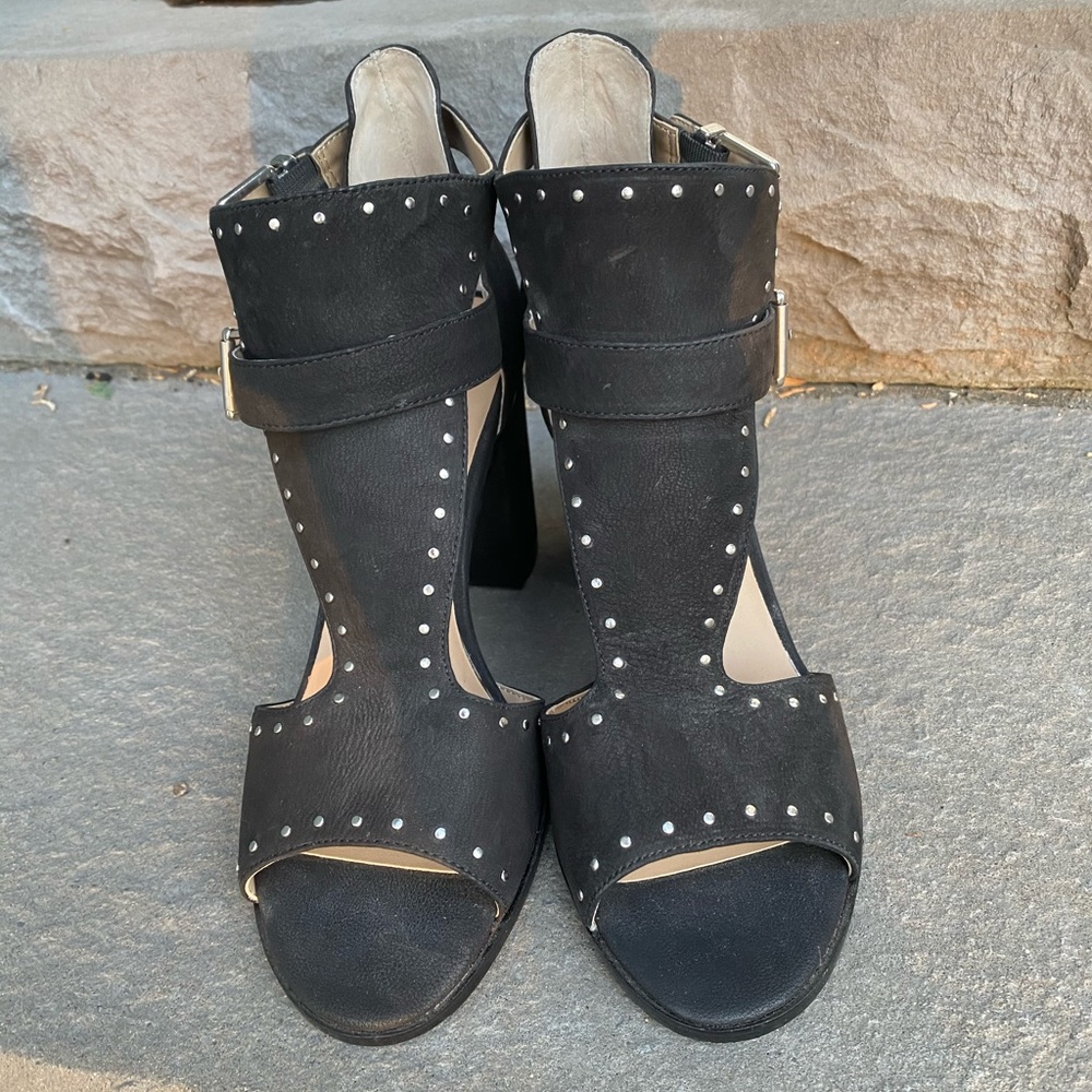 NWOT Vince Camuto Studded Black Heels